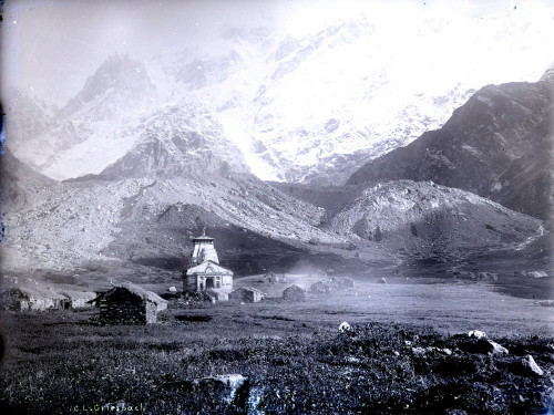 Kedarnath Temple in Garhwal Himalaya, Uttrakhand - 1882
