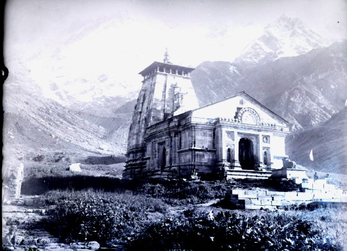 Kedarnath Temple in Garhwal Himalaya, Uttrakhand - 1882